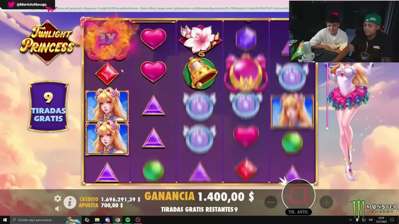 Tragamonedas participando en un torneo con apuesta mínima por giro